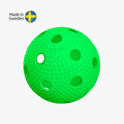 SALMING Aero Plus Ball, green with dumples