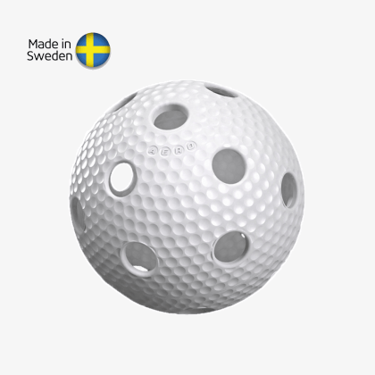 SALMING Aero Plus Ball, white with dumples