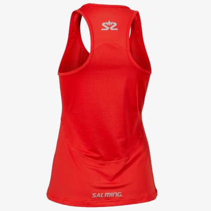 SALMING Run Laser Tank Women Poppy Red Melange