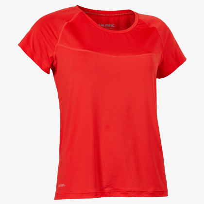 SALMING Run Laser Tee Women Poppy Red Melange