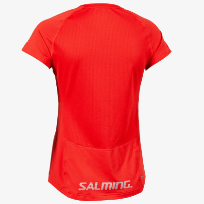 SALMING Run Laser Tee Women Poppy Red Melange