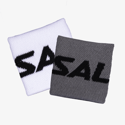 SALMING Wristband Short 2-pack White/Grey