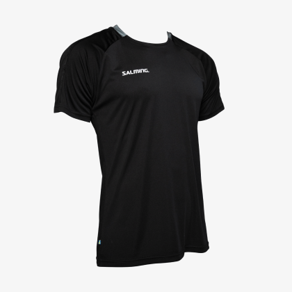 SALMING Core 22 Match Tee JR Black/Asphalt