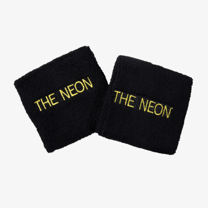 SALMING Wristband Short 2-pack Neon Yellow