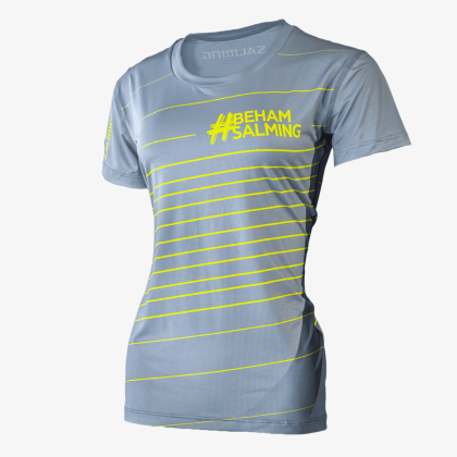 SALMING Tee #behamsalming Women Grey/Yellow