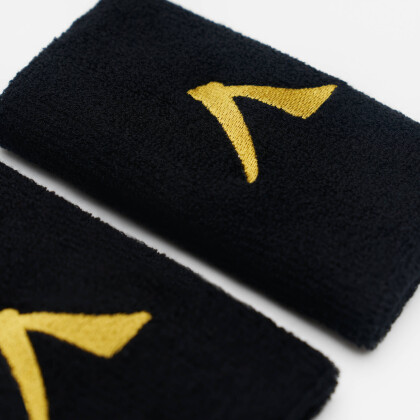 KANSO Wristband 2-pack 12 cm Black
