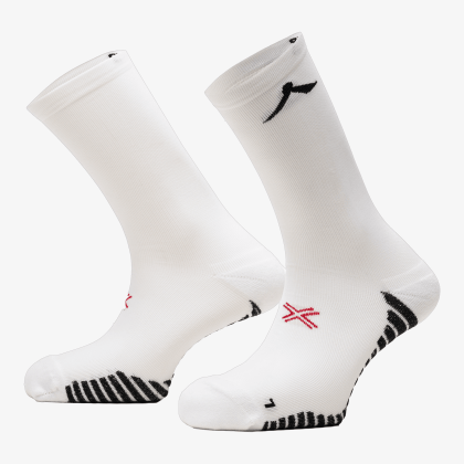 KANSO Opti-X Anti-slip Crew White Socks