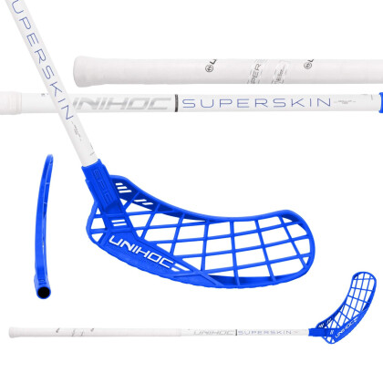 UNIHOC Epic Superskin Regular 29 White/Blue