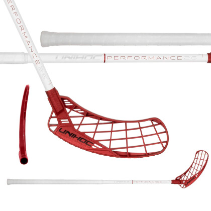UNIHOC Epic Performance FL 26 White/Red