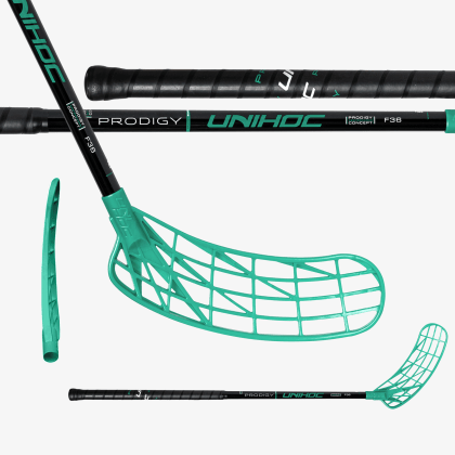 UNIHOC Unilite Prodigy FL 36 Black/Turquoise
