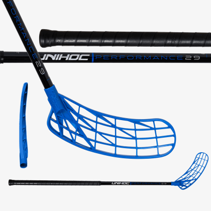 UNIHOC Unilite Performance Mid FL 29 Black/Blue