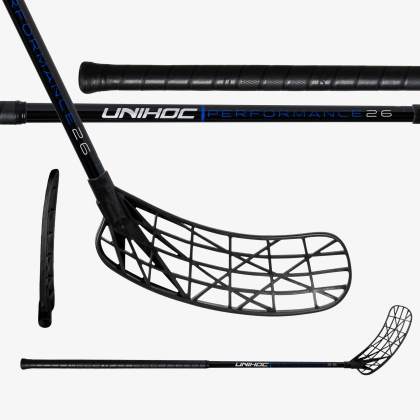 UNIHOC Evolite Performance Mid FL 26 Black/Blue