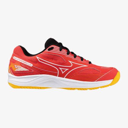 MIZUNO Cyclone Speed 4 JR Radiant Red / White / Carrot Curl