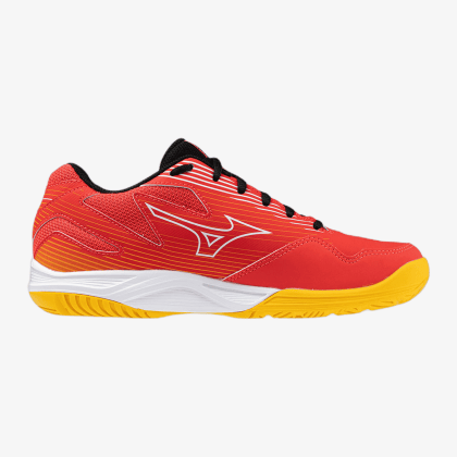 MIZUNO Cyclone Speed 4 JR Radiant Red / White / Carrot Curl