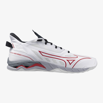 MIZUNO Wave Mirage 5 Unisex White / Salsa / Black