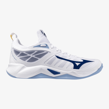 MIZUNO Wave Dimension Unisex White / Bellwetherblue / Belairblu