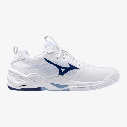 MIZUNO Wave Stealth Neo 2 Unisex White / Bellwetherblue / Belairblu