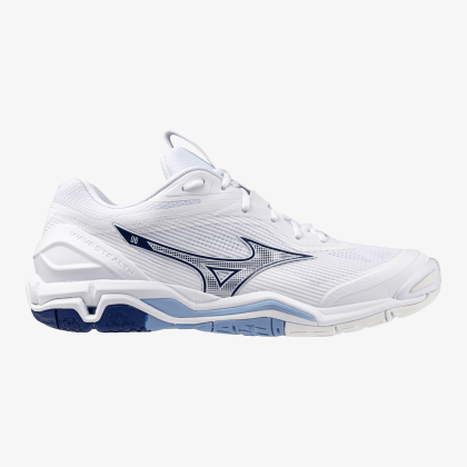 MIZUNO Wave Stealth 6 Unisex White / Bellwetherblue / Belairblu