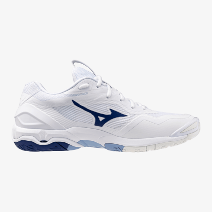 MIZUNO Wave Stealth 6 Unisex White / Bellwetherblue / Belairblu