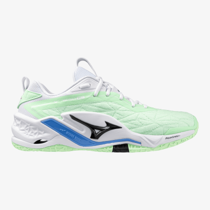 MIZUNO Wave Stealth Neo 2 Unisex Neomint / Black / Frontier Blue