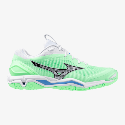 MIZUNO Wave Stealth 6 Unisex Neomint / Black / Frontier Blue