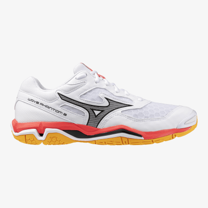 MIZUNO Wave Phantom 3 Unisex White / Fiery Coral 2 / Citrus