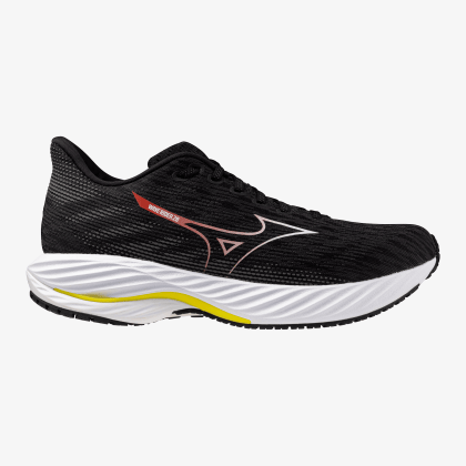 MIZUNO Wave Rider 28 Men Black / White / Evening Primrose