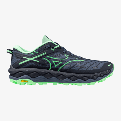 MIZUNO Wave Mujin 10 Men Vintageindigo / Neomint / Indiaink