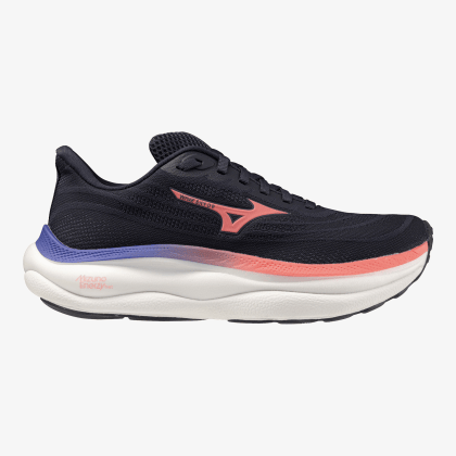MIZUNO Wave Sky 9 Women Odyssey Gray / Striking Coral / Ir