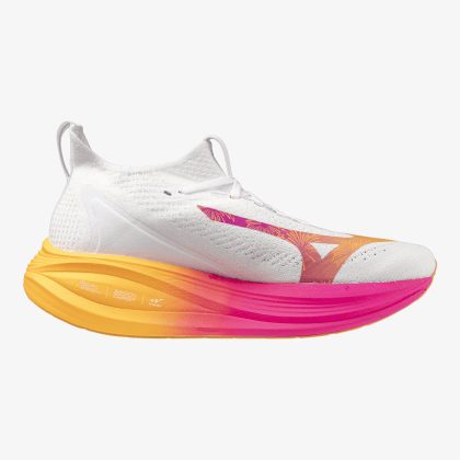 MIZUNO Neo Vista 2 Unisex White / White / Pink Tetra
