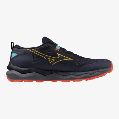MIZUNO Wave Daichi 9 Men Baritone Blue / Citrus / Fiery Cor