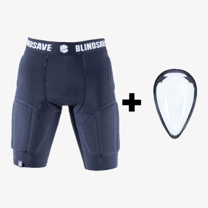 BLINDSAVE Padded goalie shorts PRO + cup