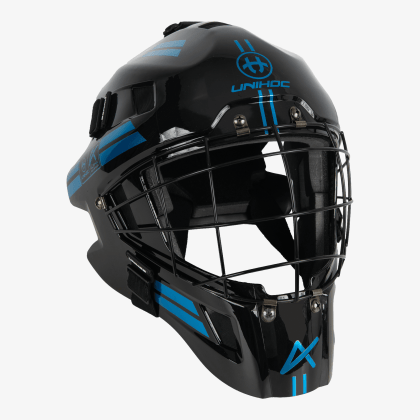 UNIHOC Goalie Mask Alpha 44 Black/Blue