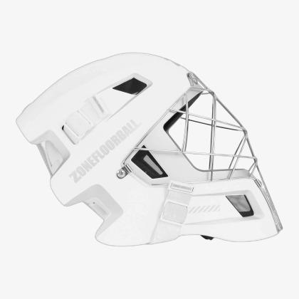 ZONE Goalie Mask Upgrade White/Silver