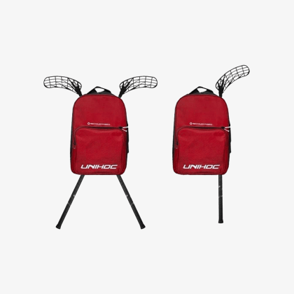 UNIHOC Backpack Classic Red with stick holder 25L