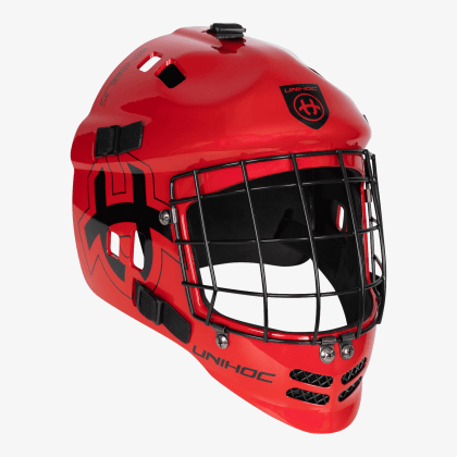 UNIHOC goalie mask Shield JR red