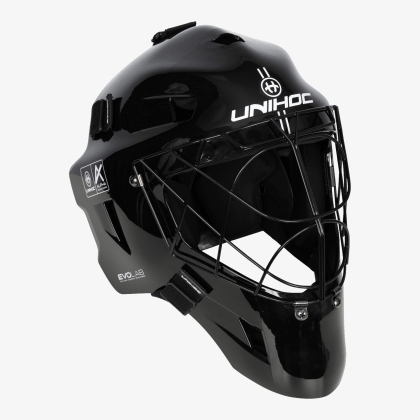UNIHOC goalie mask Alpha Prime Evolab black