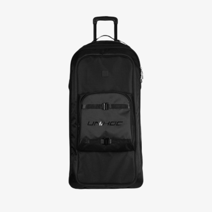 UNIHOC Goalie Bag Dark Line Large with wheels Black 120L