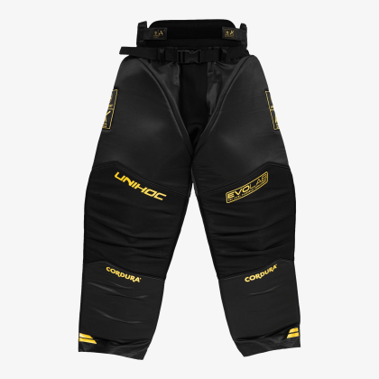 UNIHOC goalie pants Alpha Evolab black/gold