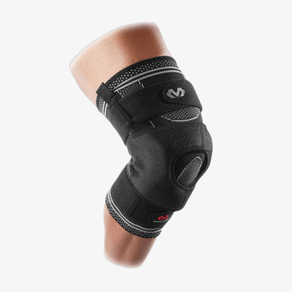 MD5149 McDavid ELITE Engineered Elastic™ Knee Brace with dual wrap & hinges