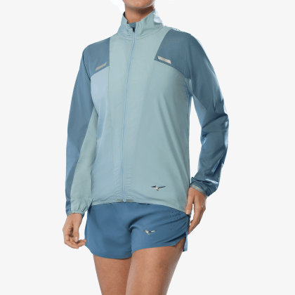 MIZUNO Tech Light Jacket Women Citadel / Cloud Blue