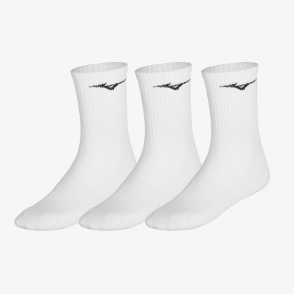 MIZUNO Training Socks 3-pack Unisex White