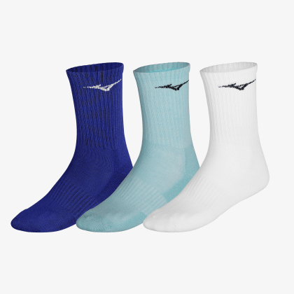 MIZUNO Training Socks 3-pack Unisex White / Ether / Bellwether