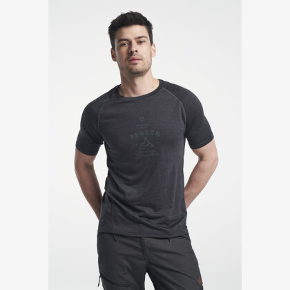 TENSON Himalaya Wool Tee M černé