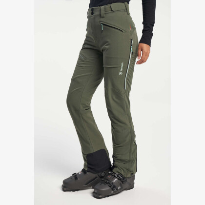 TENSON Touring Softshell Pant W tmavá khaki