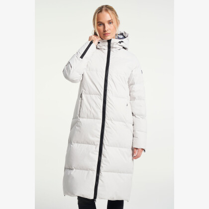 TENSON Shanna Down Coat W světle šedý