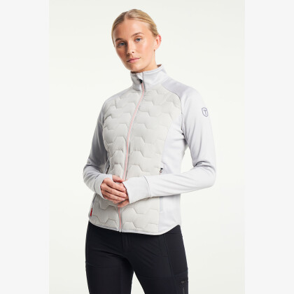 TENSON TXlite Hybrid Zip W světle šedá