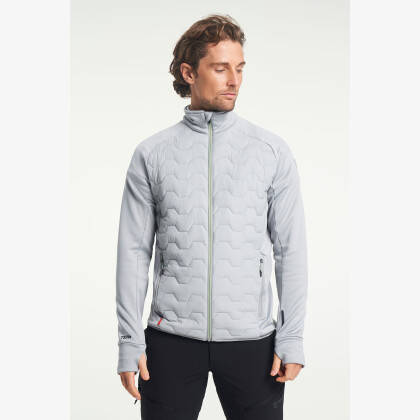TENSON TXlite Hybrid Zip M světle šedá