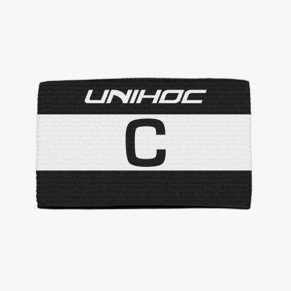UNIHOC Captain´s band Skipper black/white
