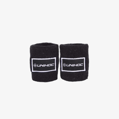 UNIHOC Wristband Terry  2-pack black